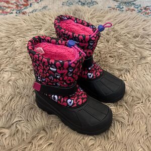 kids waterproof snow boots size 2